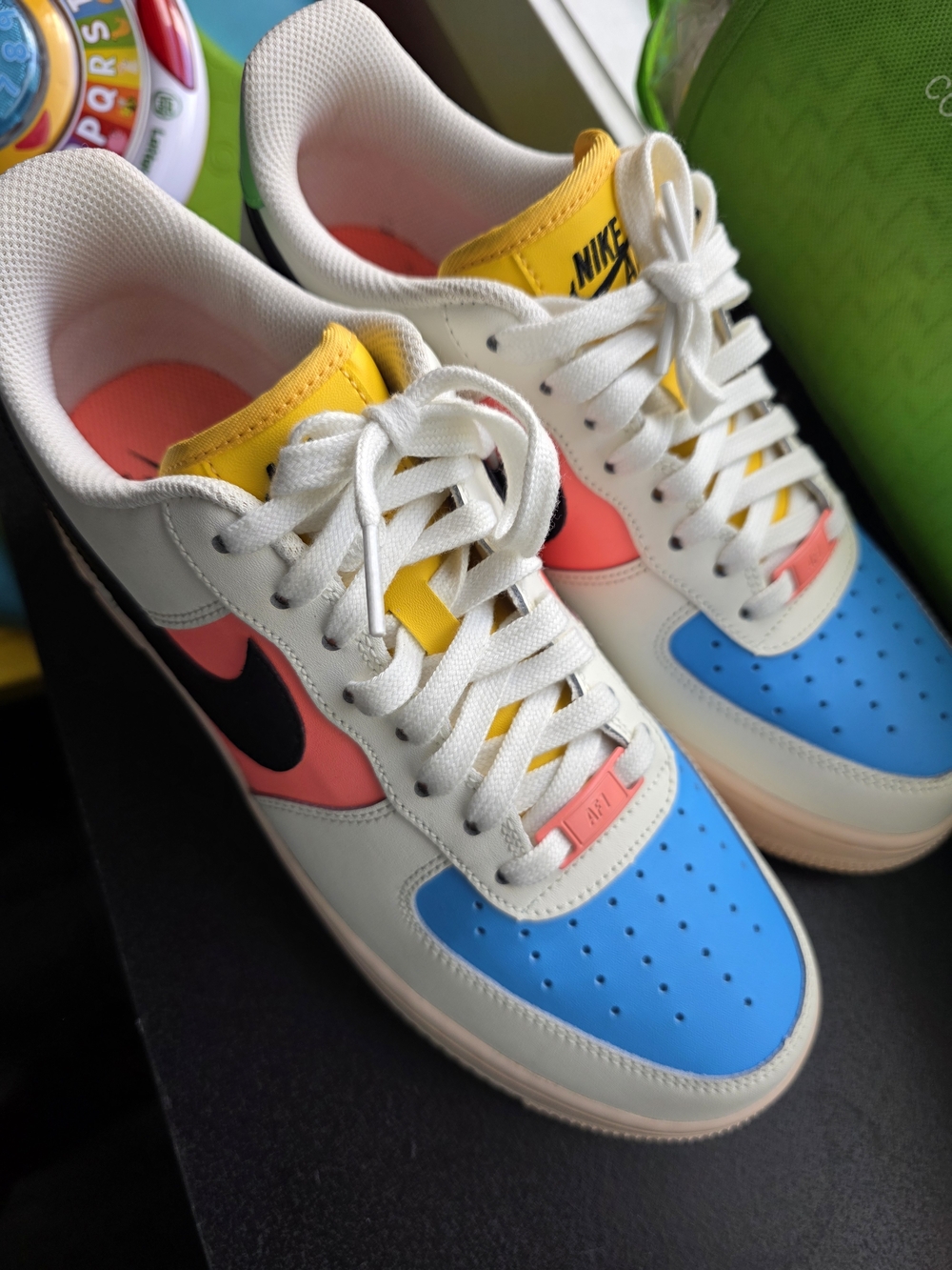 Nike Multicolor Air Force 1 Low Sneakers Women's 9